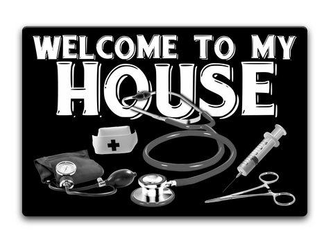Welcome To My House Standard Camiseta Front