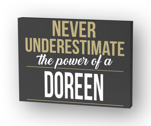 Doreen   Never Underestimate A Doreen Standard T-Shirt Front
