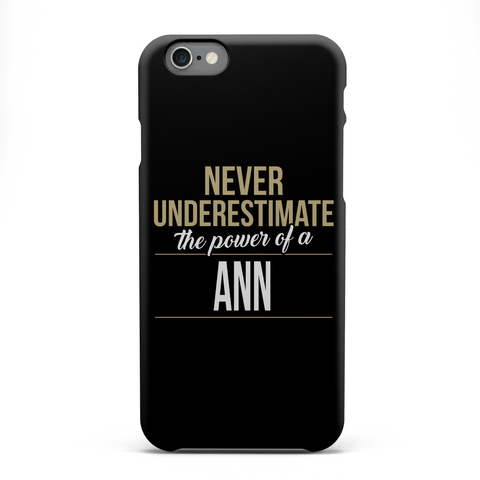 Never Underestimate The Power Of A Ann White áo T-Shirt Front