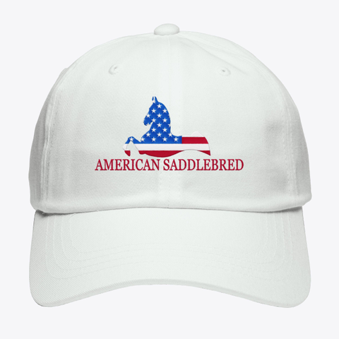 American Saddlebred White T-Shirt Front