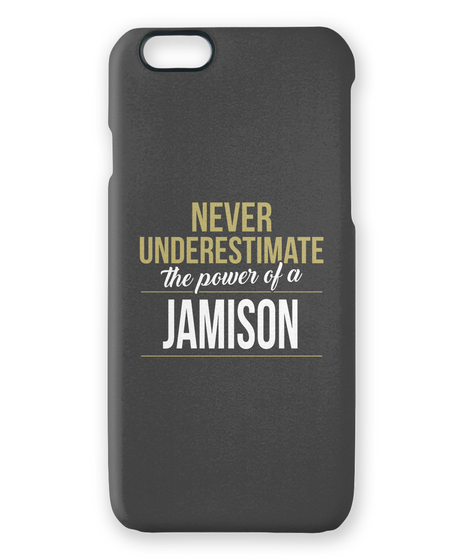 Never Underestimate The Power Of A Jamison White Camiseta Front