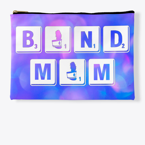 Band Mom Scrabble   Blue Pink Collection Standard T-Shirt Front