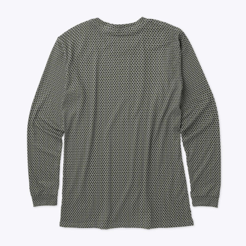 Chainmail Long Sleeve Shirt Dark Standard T-Shirt Back
