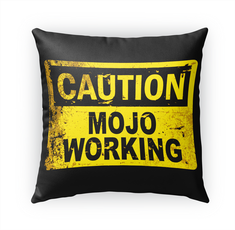 Caution Mojo Working White T-Shirt Front