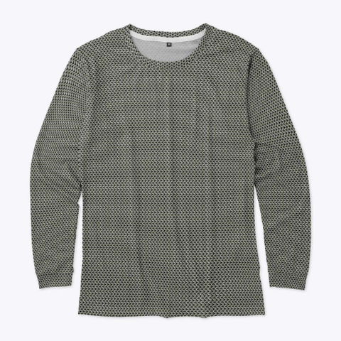 Chainmail Long Sleeve Shirt Dark Standard T-Shirt Front