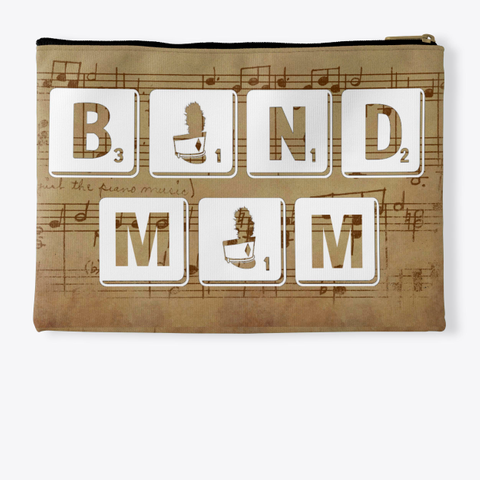 Band Mom Scrabble   Score Collection Standard T-Shirt Back