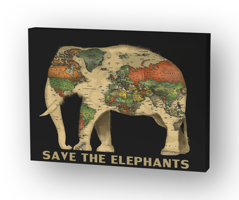 Save The Elephants Standard T-Shirt Front