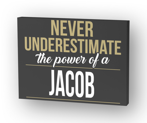 Jacob   Never Underestimate Standard T-Shirt Front