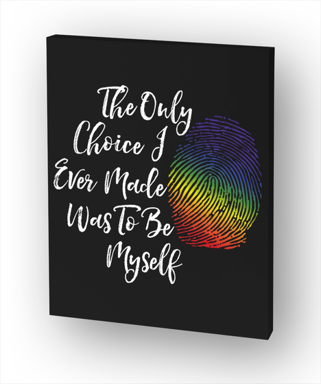 The Only Choice Of Ever Made Was To Be Myself White Camiseta Front