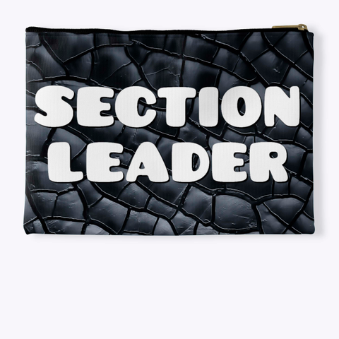 Section Leader Black Crackle Collection Standard T-Shirt Back