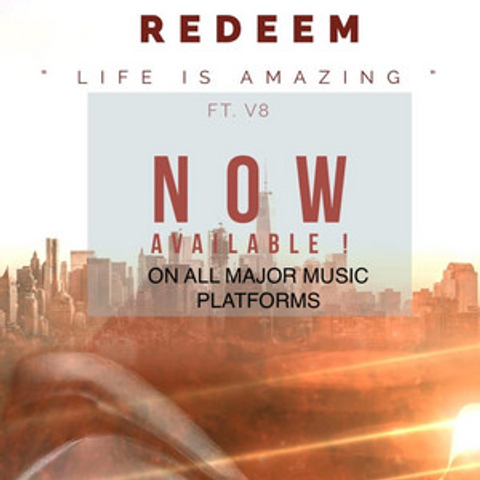 Life Is Amazing By Redeem   áo T-Shirt Front
