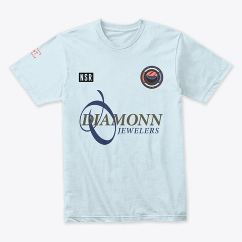 Nsr Diamonn Jewelers Light Blue T-Shirt Front
