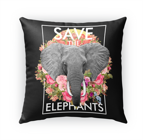 Save The Elephants Standard T-Shirt Front