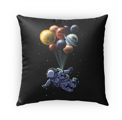 Space Travel Pillow Standard Maglietta Front