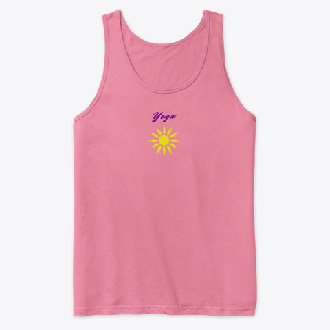 Yoga Neon Pink T-Shirt Front