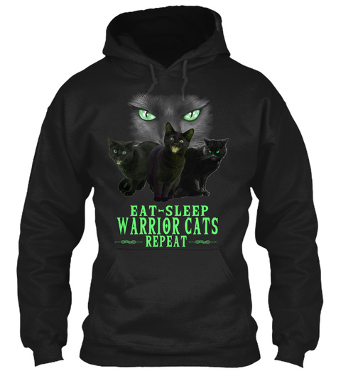 Eat Sleep Warrior Cats Repeat T-shirt