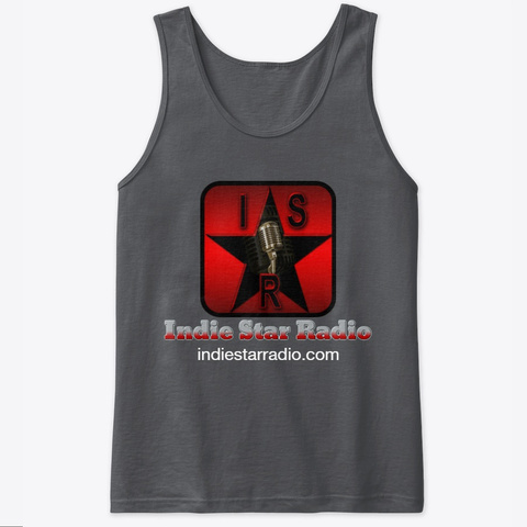 Official Indie Star Radio  Tank Top Charcoal T-Shirt Front
