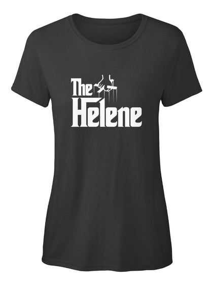 Helene The Family Tee Black T-Shirt Front