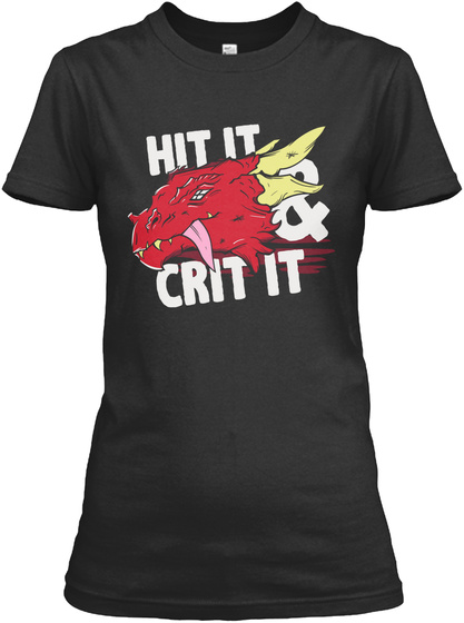 Hit It And Crit It Womens Tee