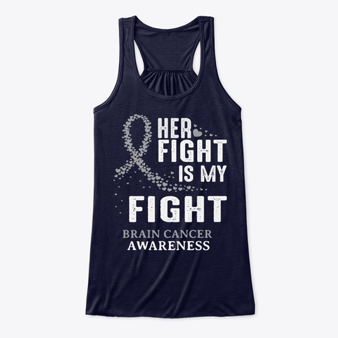Brain Cancer Awareness I Fought Midnight T-Shirt Front
