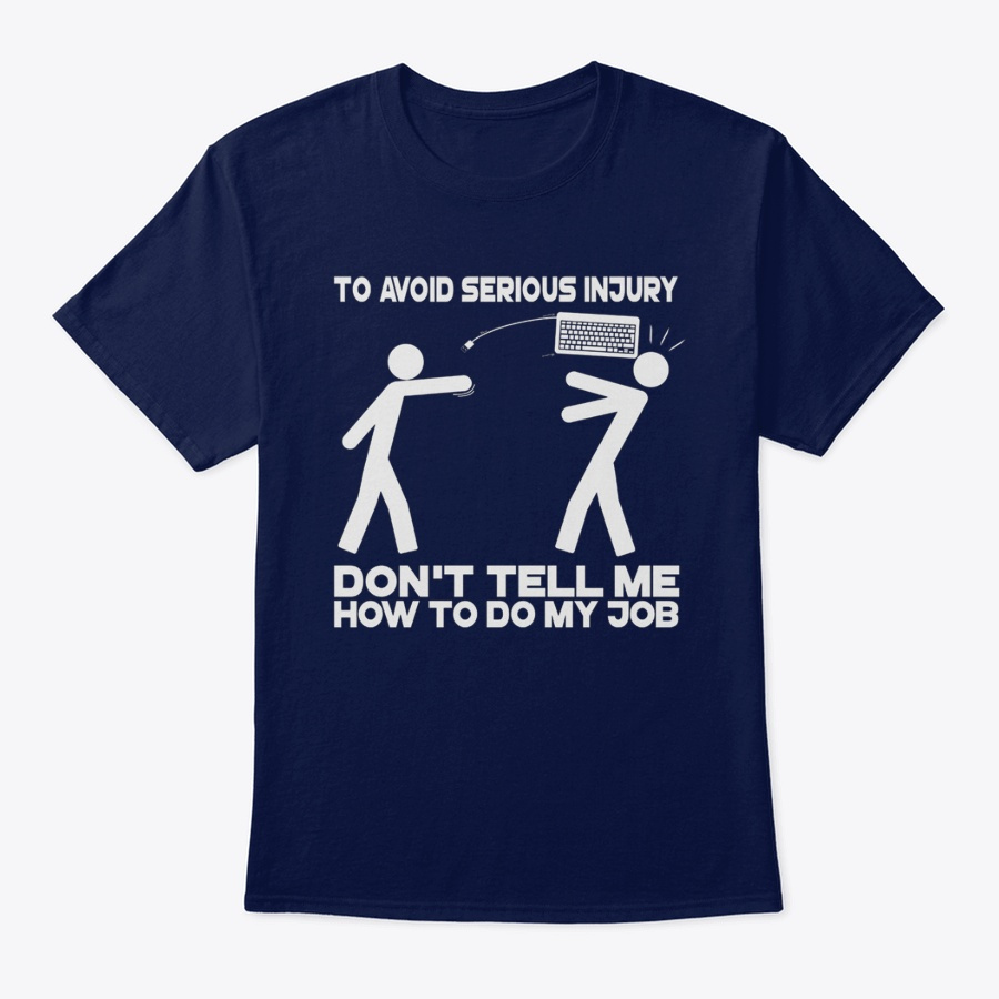 Printed Avoid Injury T-Shirt for Both Unisex Tshirt