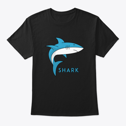 Baby Shark Svzfi Black T-Shirt Front