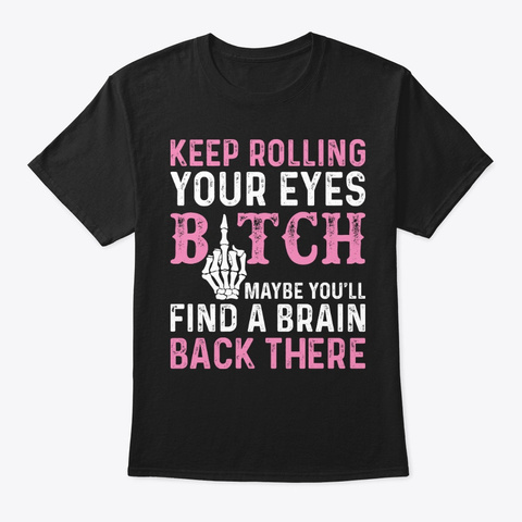 Find A Brain Back  Funny Shirt Hilarious Black T-Shirt Front
