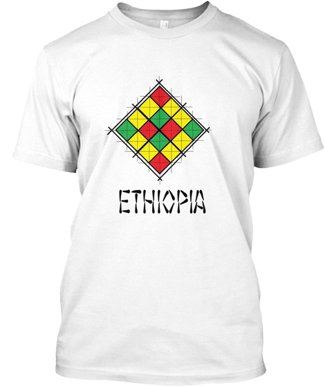 Ethiopia White T-Shirt Front