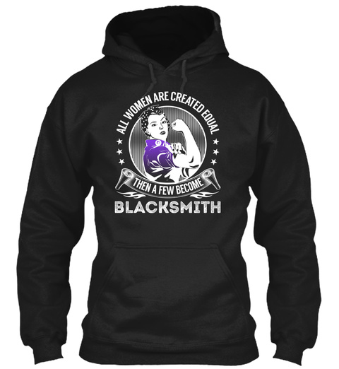 Blacksmith Black T-Shirt Front