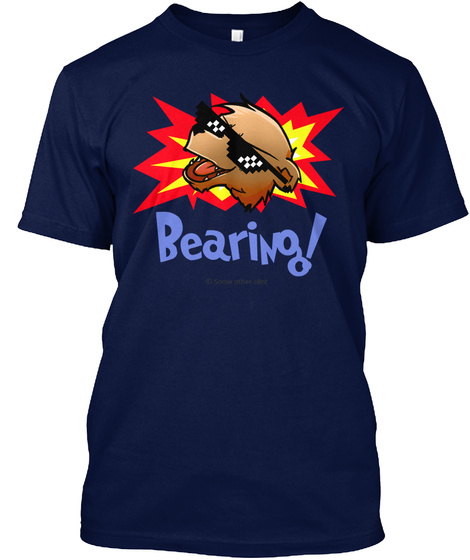 Bearing Navy T-Shirt Front