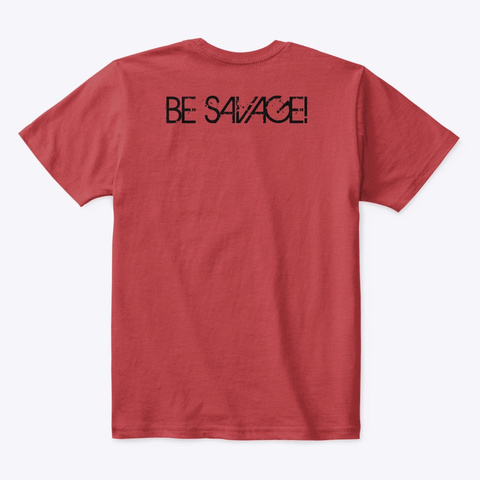 Little Savages! Classic Red T-Shirt Back