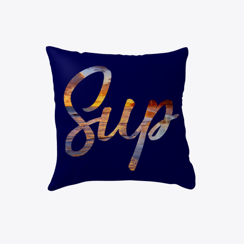 Sup Stand Up Paddle Boarding Surfing Dark Navy T-Shirt Front