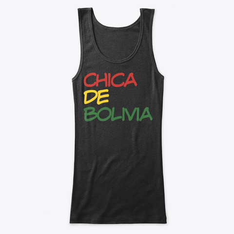Chica De Bolivia Black T-Shirt Front