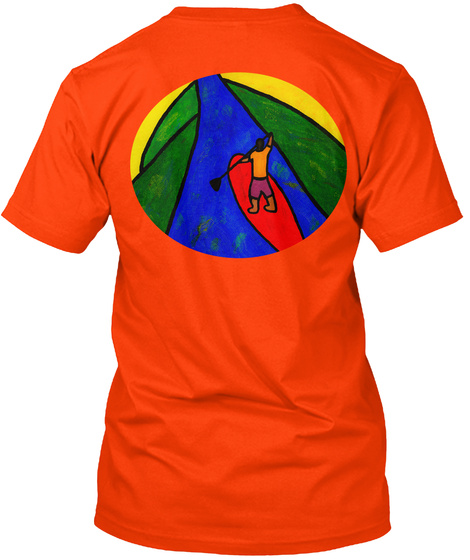 Sup Fun!! Orange T-Shirt Back