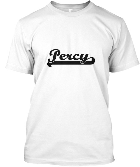 Percy White T-Shirt Front
