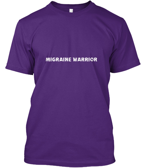 Migraine Warrior Purple T-Shirt Front