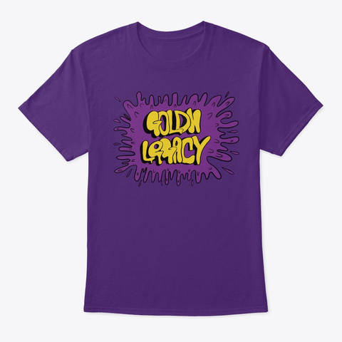 Goldn Legacy Merch Purple T-Shirt Front