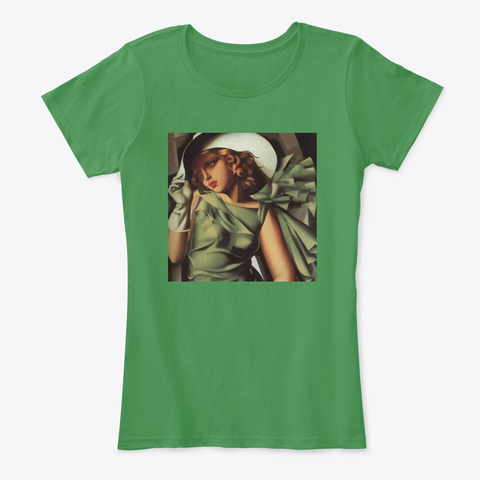 Art Nouveau  Collectible Tee  V Kelly Green  T-Shirt Front