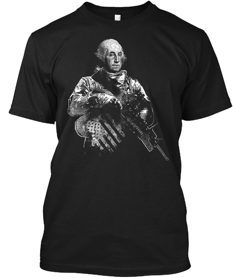 Soldier George Black T-Shirt Front