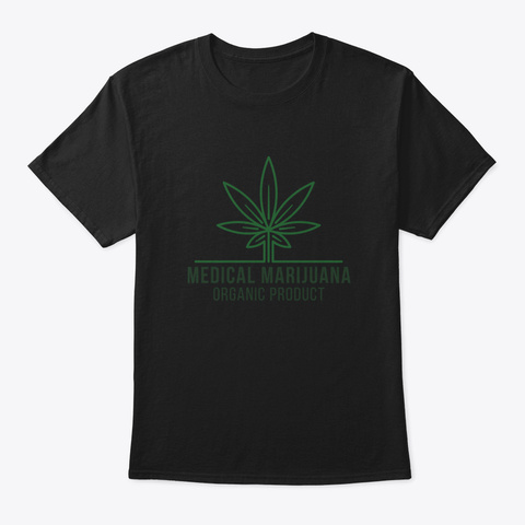Medical Marijuana Zi8wk Black T-Shirt Front