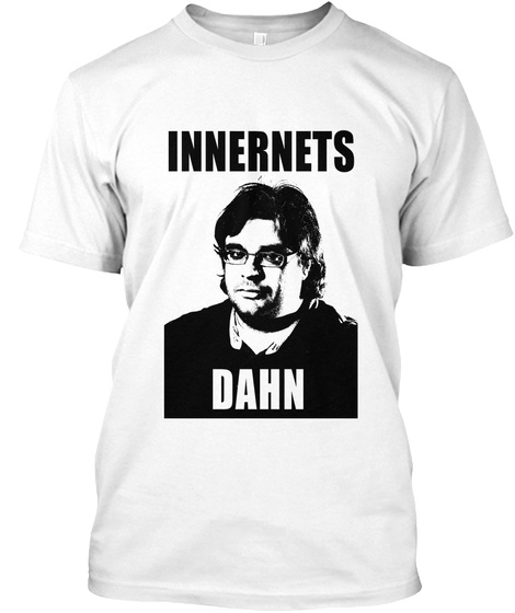 Innernets Dahn White T-Shirt Front