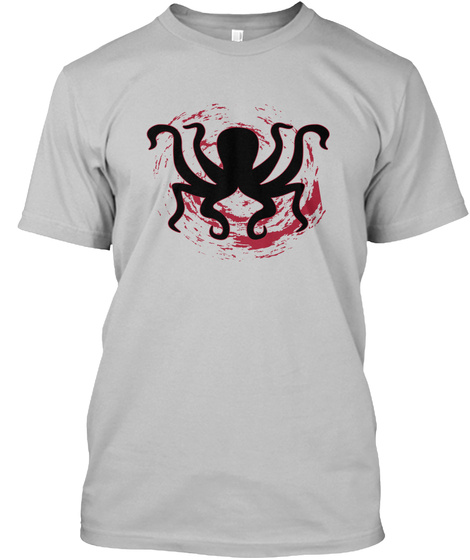 Octopus in Red Unisex Tshirt