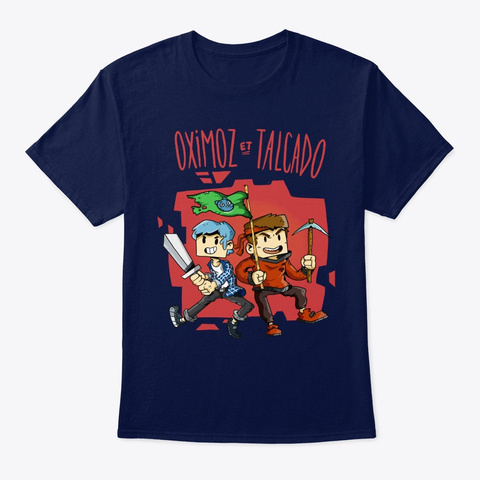 Oximoz X Talcado Rouge ! Navy T-Shirt Front