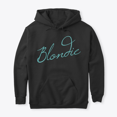 Blondie Black T-Shirt Front