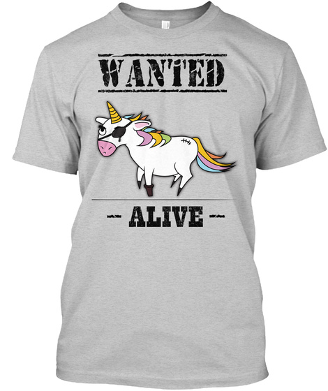 Wanted Unicorn Shirt For Adults T Shirt