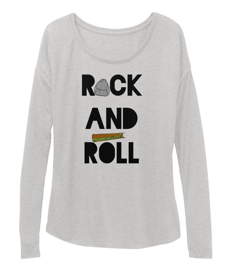 Rock And Roll Athletic Heather T-Shirt Front