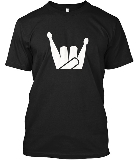 Metaldrummer Black T-Shirt Front