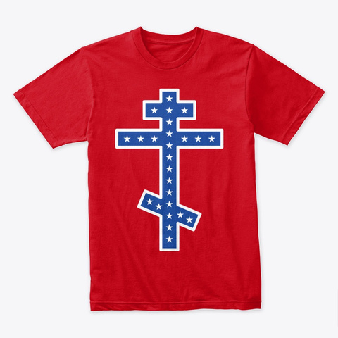 Orthodox Rebel  Red T-Shirt Front
