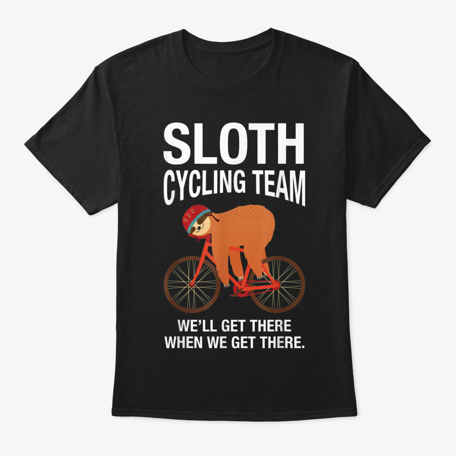 Sloth Cycling Team Lazy Sloth Sleeping Unisex Tshirt
