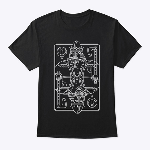 Nordic King Black áo T-Shirt Front